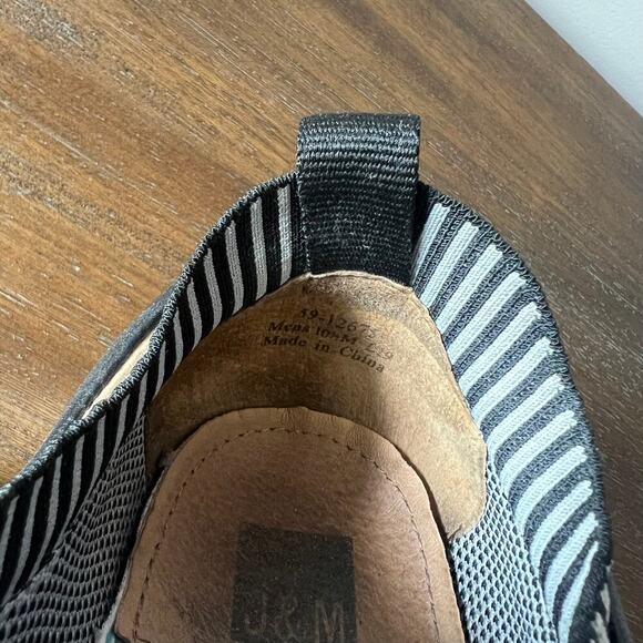 Johnston & Murphy Mens Duncan Black Knit Leather  Lace Up Shoe- Size 10.5M - Picture 8 of 10